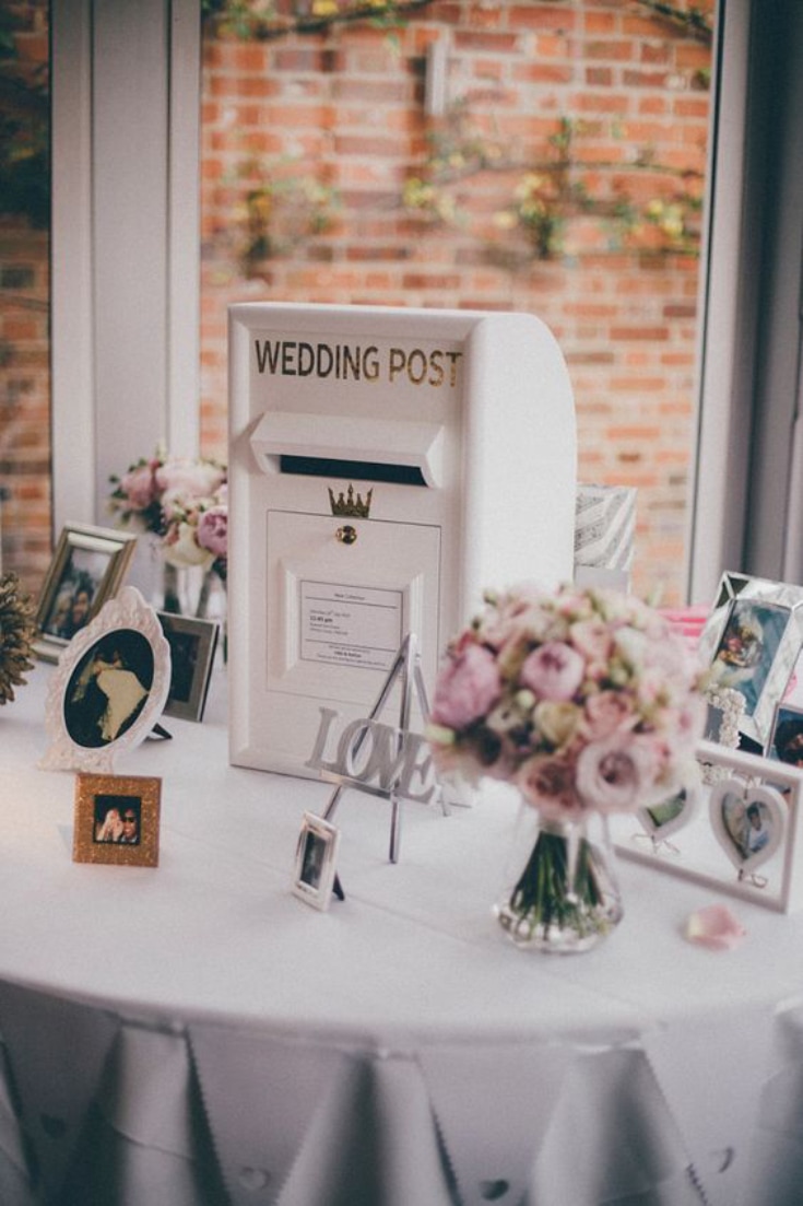 Wedding postbox Guestbook idea