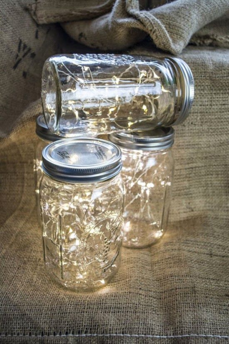 Jar of lights, wedding idea